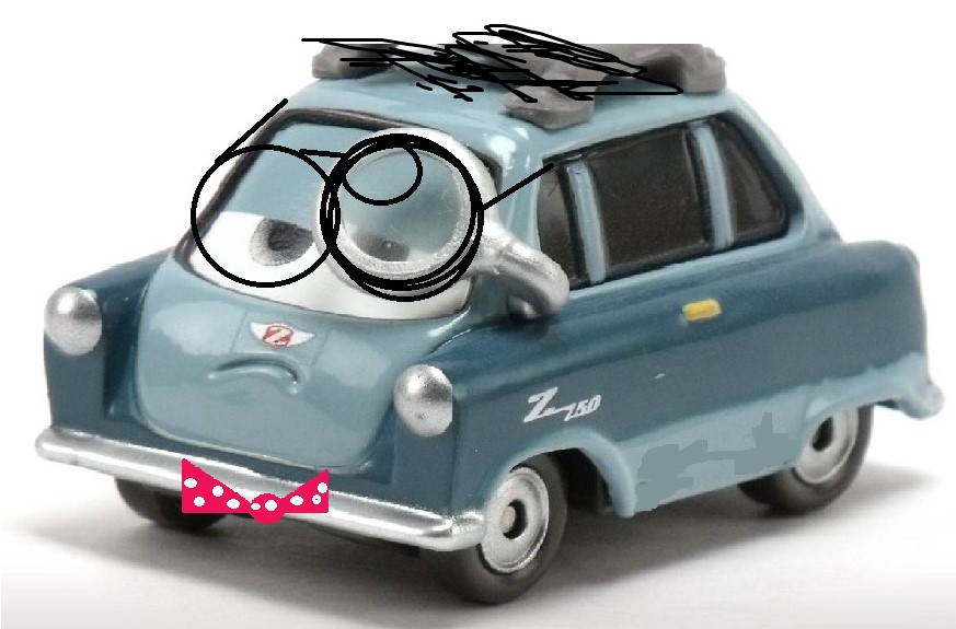 Cars 2 Game Custom Young Professor Z diecast by paulaortiz4128 on ...