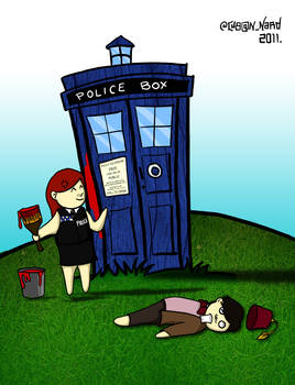 Painting the TARDIS