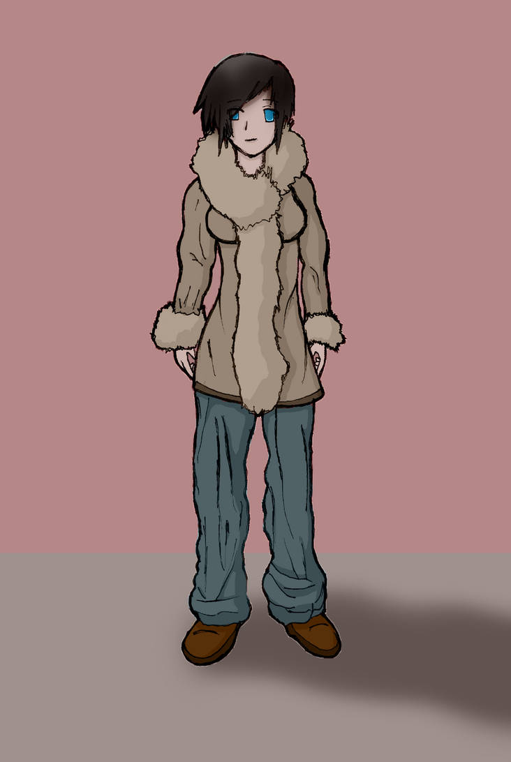 Winter Anime Girl Coat