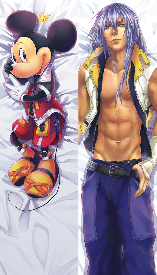 Mickey and Riku dakimakura