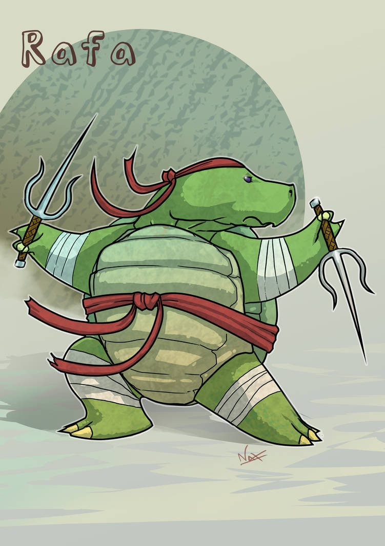 Rafa - Teenage Mutant Ninja Turtles by desenhosdonax on DeviantArt