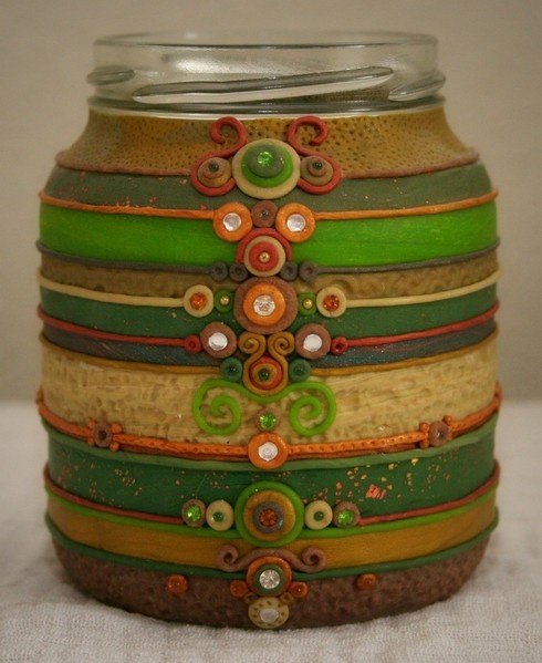 Polymer Clay Jar2