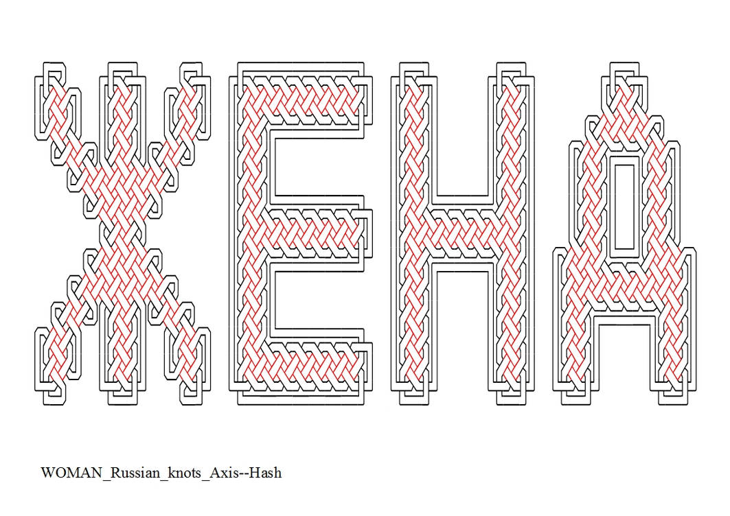 WOMAN Russian knots Axis--Hash by ThathankaBernard59 on DeviantArt