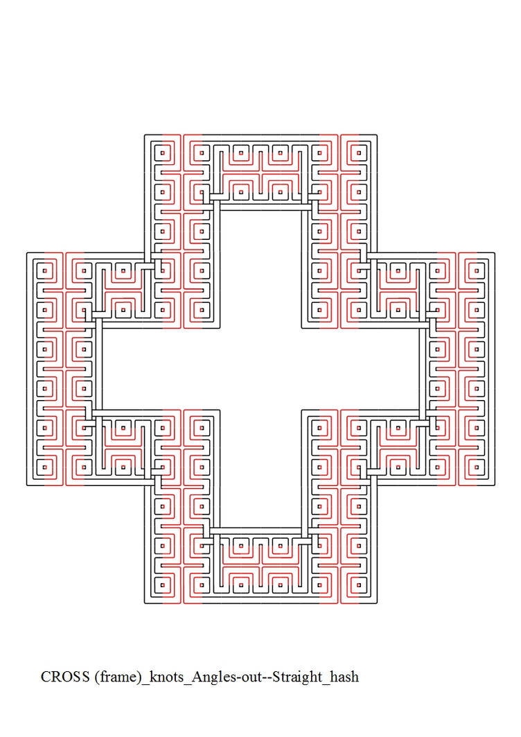 CROSS (frame) knots Angles-out--Straight hash by ThathankaBernard59 on ...