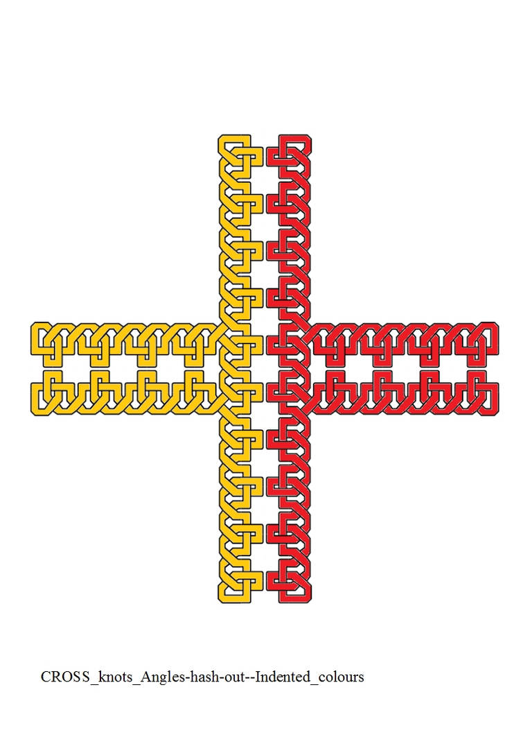 CROSS knots Angles-hash-out--Indented colours by ThathankaBernard59 on ...