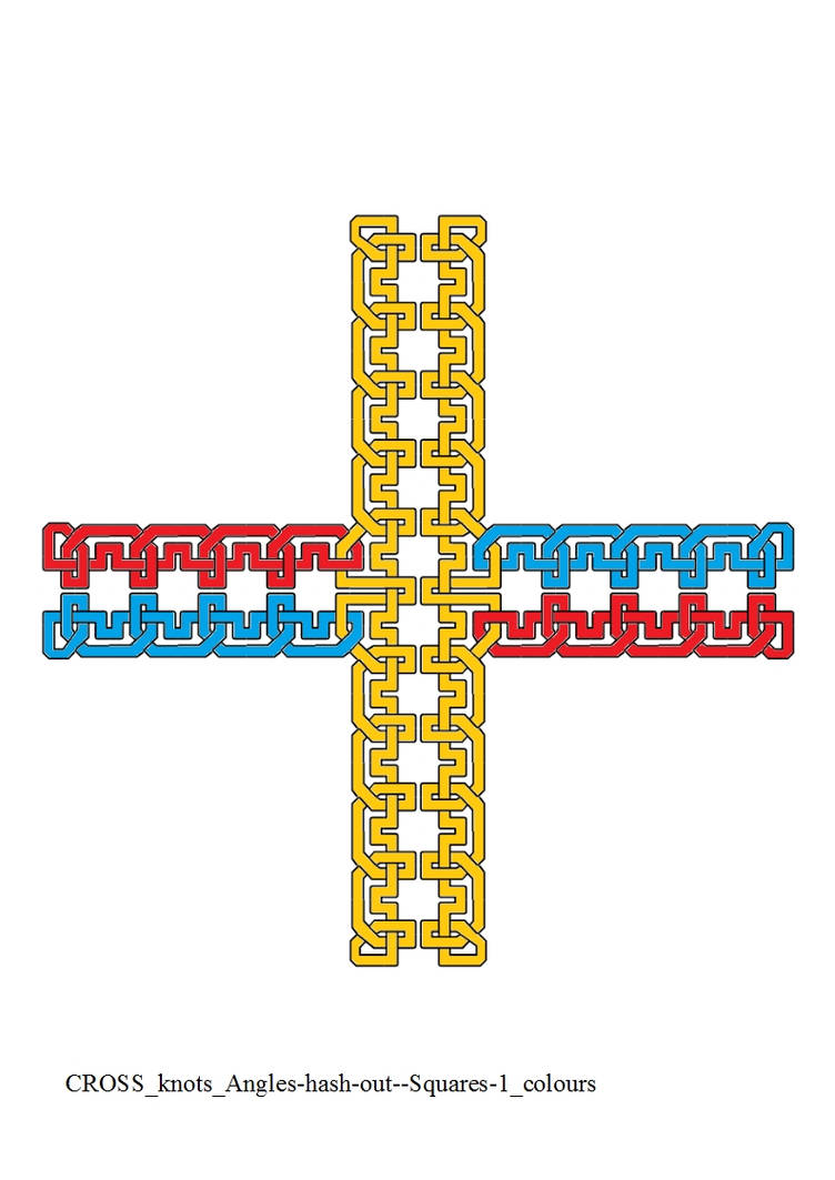 CROSS knots Angles-hash-out--Squares-1 colours by ThathankaBernard59 on ...