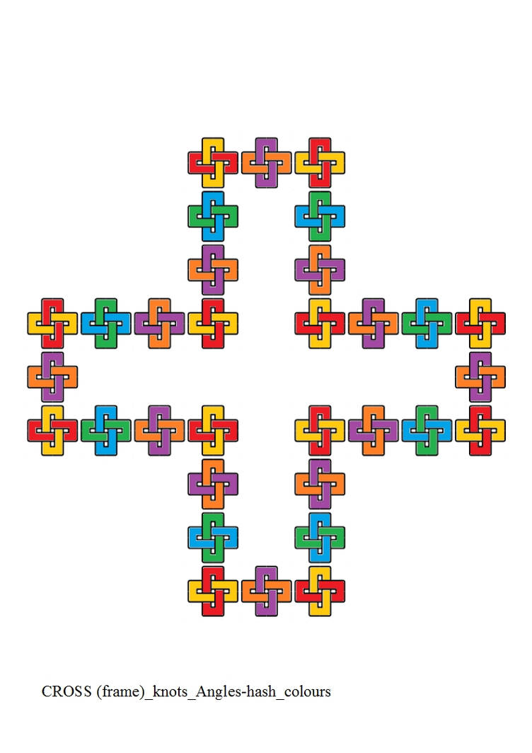 CROSS (frame) knots Angles-hash colours by ThathankaBernard59 on DeviantArt
