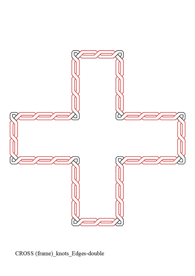 CROSS (frame) knots Edges-double by ThathankaBernard59 on DeviantArt