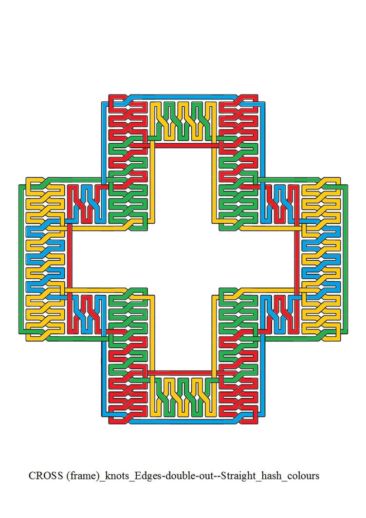 CROSS (frame) Edges-double-out--Straight # colours by ...
