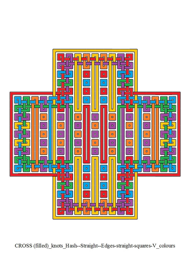 CROSS(filled)Hash--Straight--Edges-straight-sq-V(C by ...