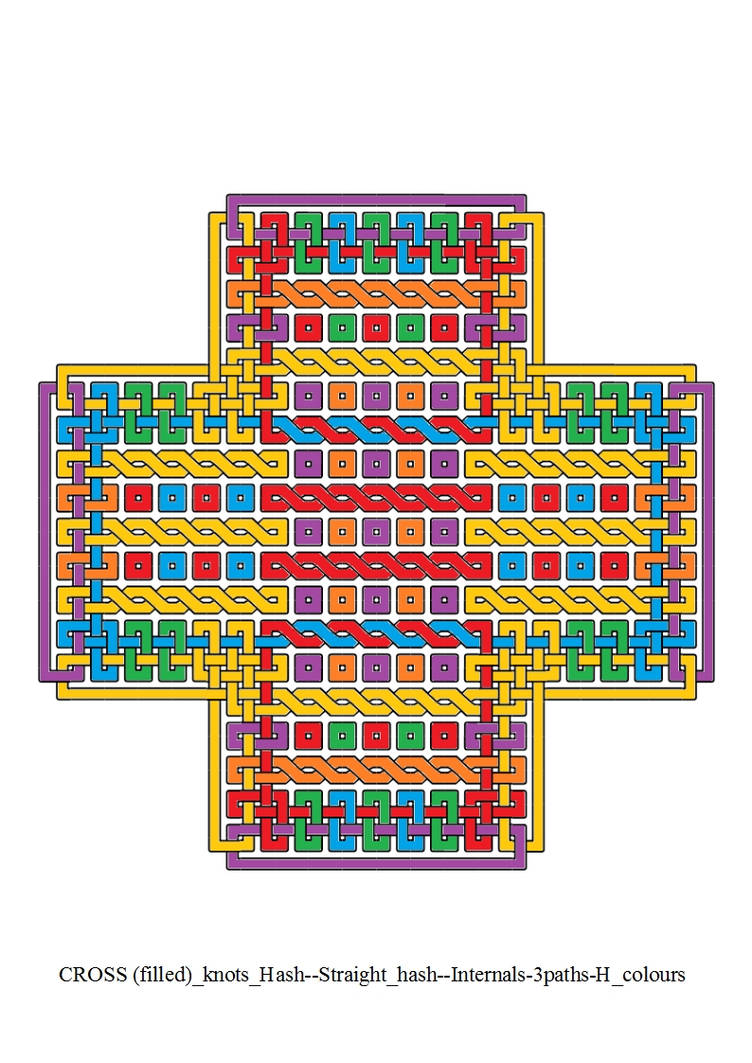 CROSS(filled)Hash--Straight #--Internals3paths-H(C by ...