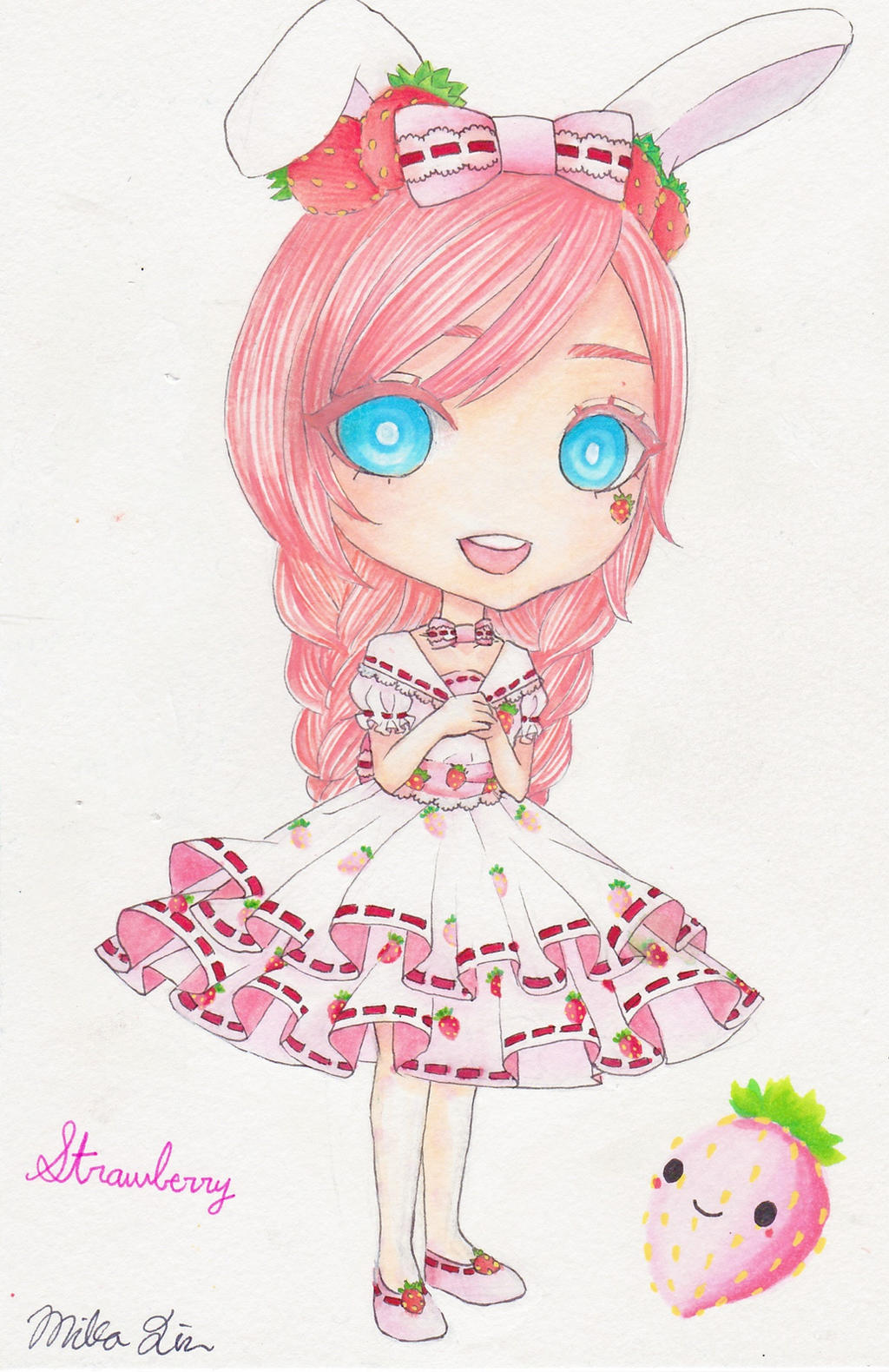 Chibi Brer Rabbit Strawberry Rabbit Chibi by MikaLinCow on DeviantArt