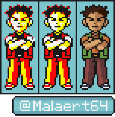 Pixel Dailies on X: Today's theme is #PixelRemaster Pokemon Yellow  Version. Remake the screenshot or any number of the sprites below in your  own style, there are not restrictions, if you want