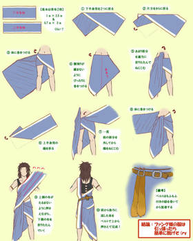 How to wear Fang's sari