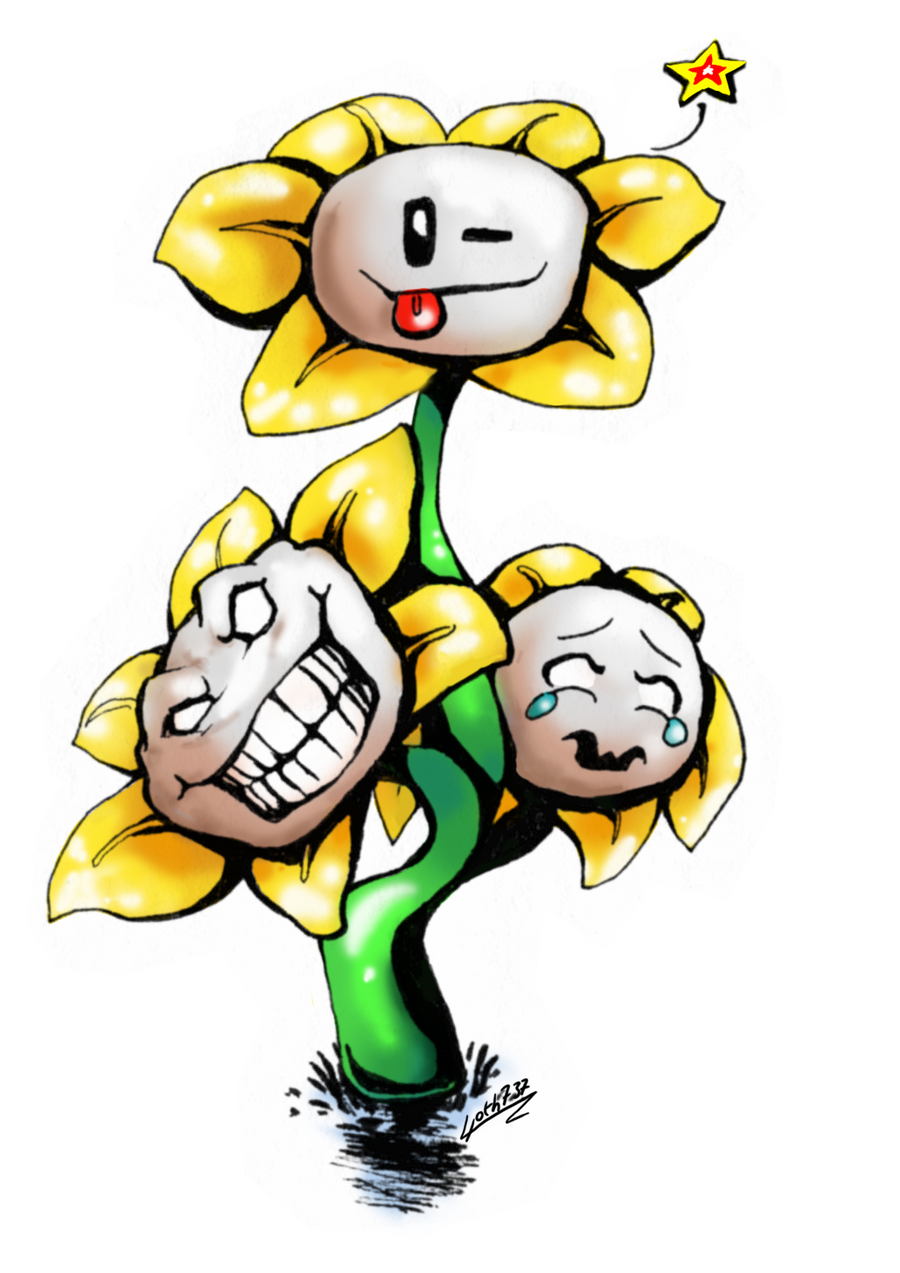 Undertale - The many faces of Flowey by lyoth737 on DeviantArt