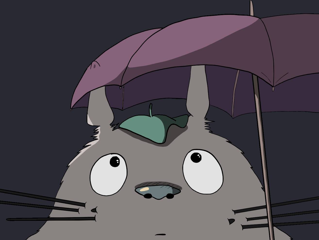 Totoro In The Rain By Projectaroid On Deviantart Totoro In The Rain By Projectaroid On Deviantart