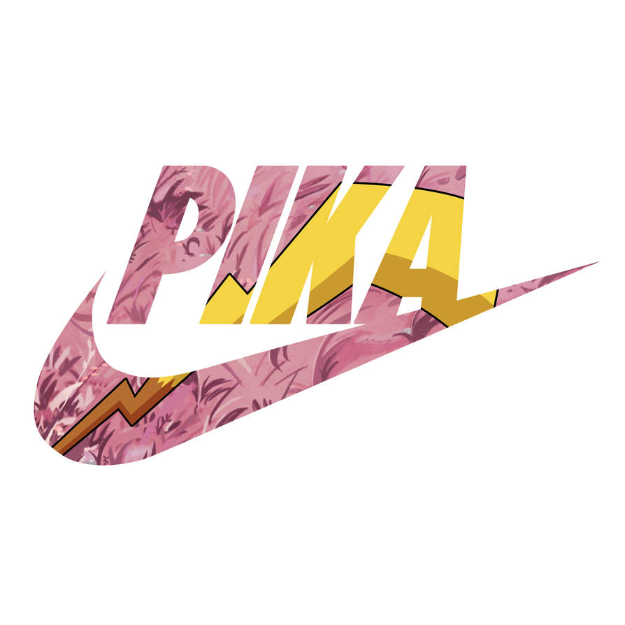 Izar Agente Lo encontré Pikachu x Nike Logo by ExcitedPeach on DeviantArt