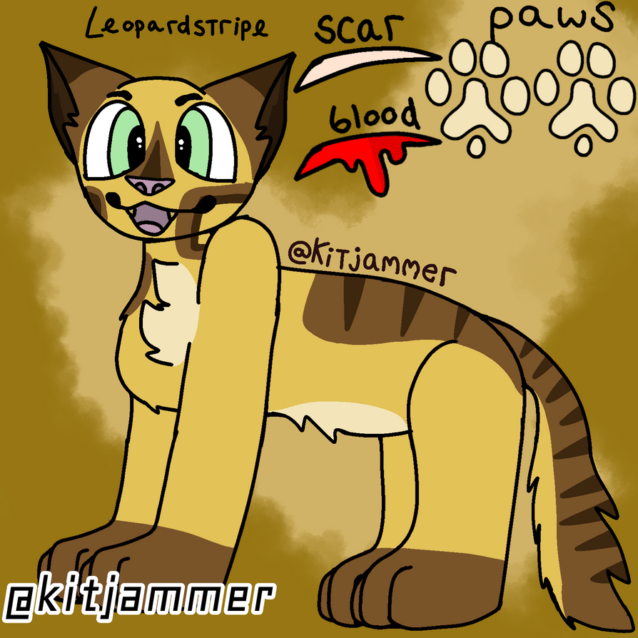 Leopard Reference Side Leopardstripe Reference Sheet by kitjammer on DeviantArt