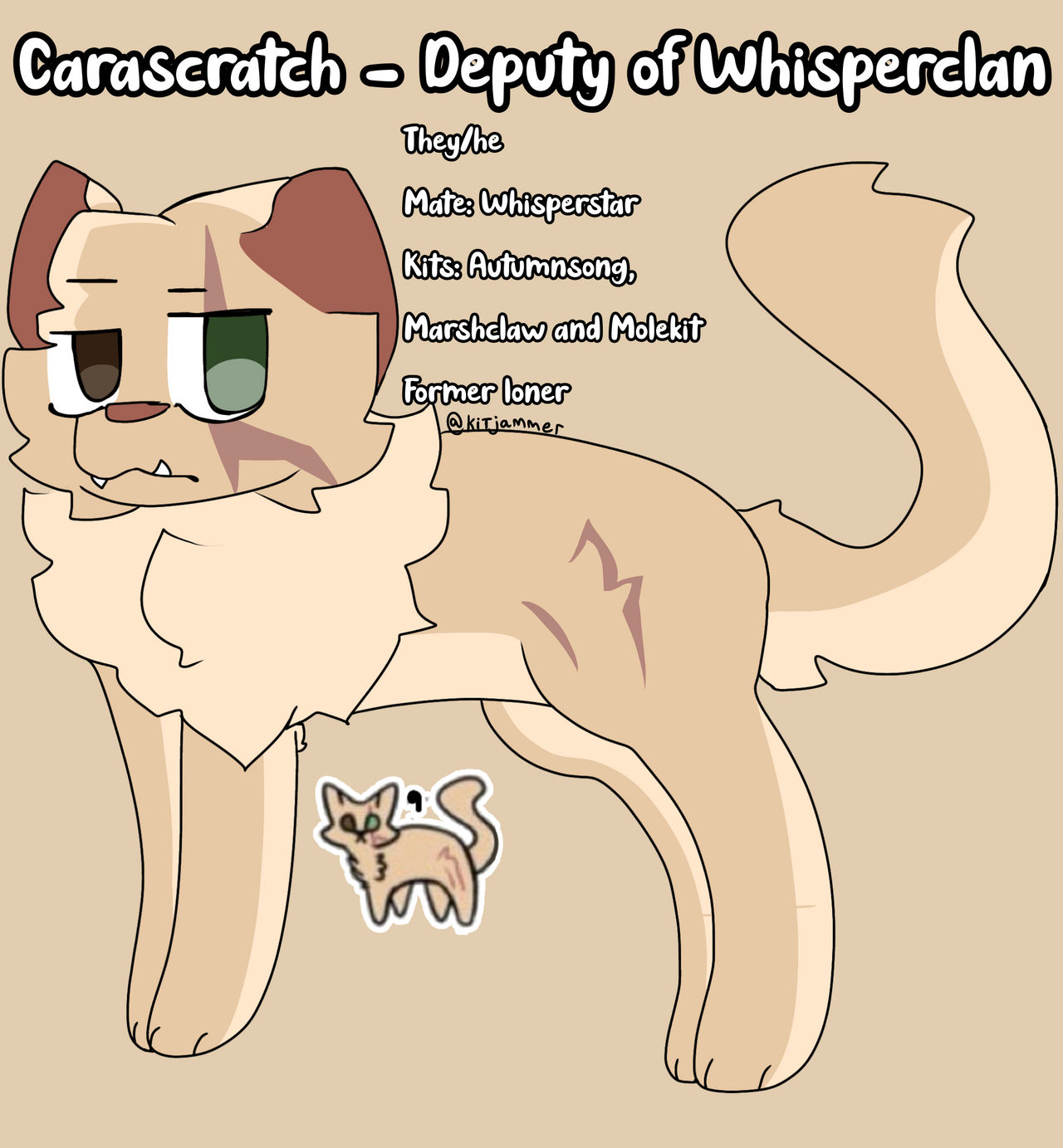 Animal Scratch Reference Carascratch - Reference sheet by kitjammer on DeviantArt