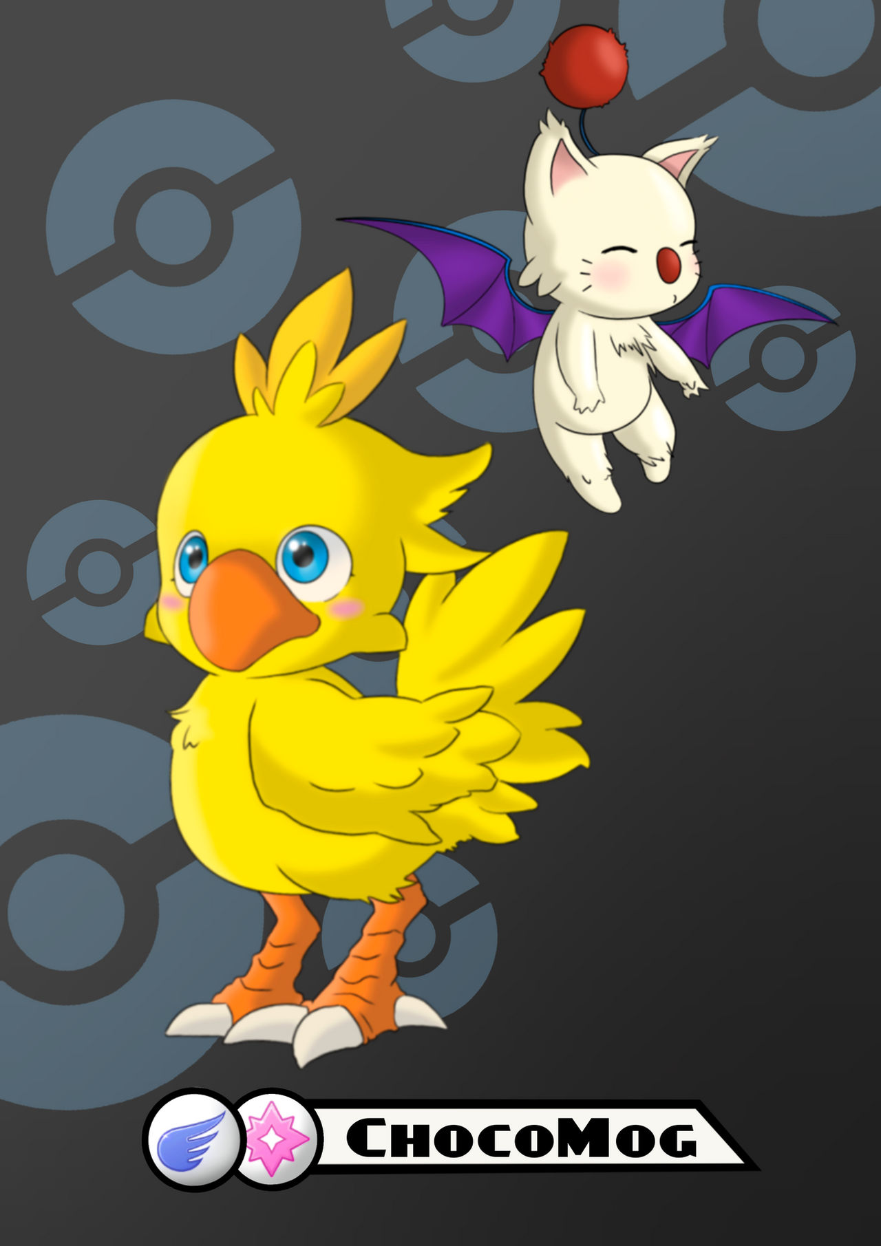 Chocoemong Pokemon ChocoMog by DannoDesigns on DeviantArt