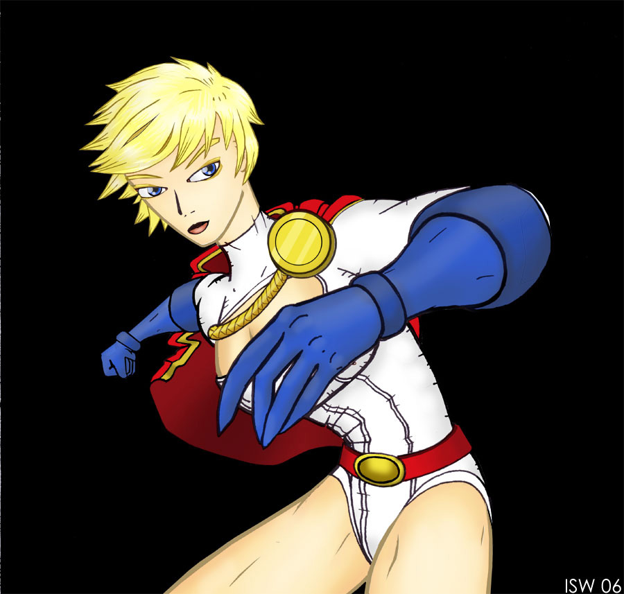 Power Girl Colored