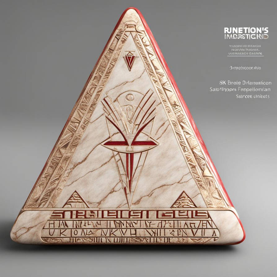 Traingular Rune Object type: Rune stone Style: Realistic Materials by louisverrijt on ...
