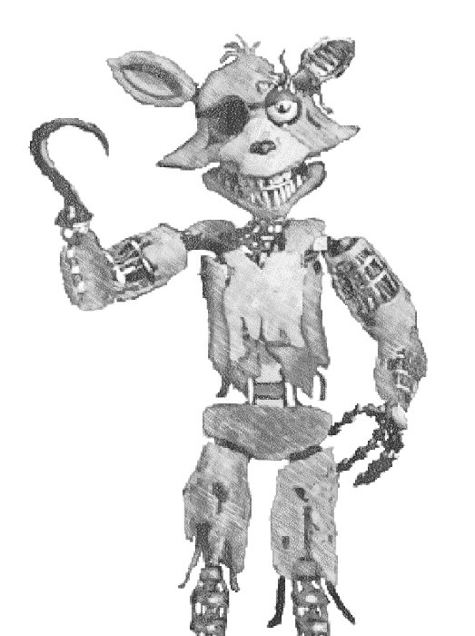 Drawing of Withered Foxy by FFFFNAFFF on DeviantArt