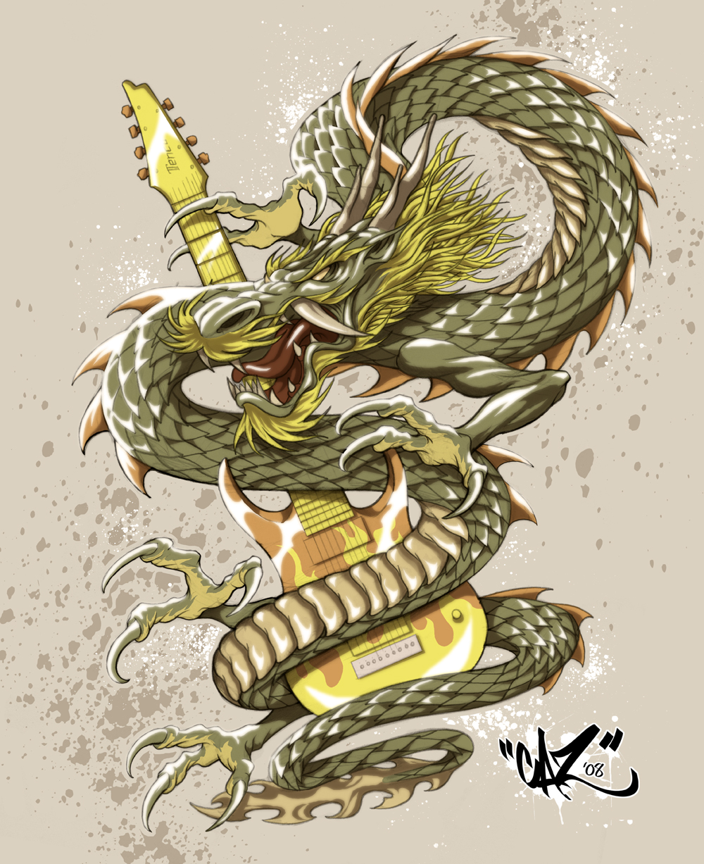 Гитара дракон