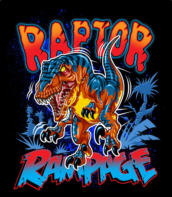 Raptor Rampage by CaziTena on DeviantArt