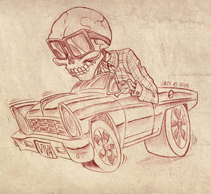 Skull Cruiser Sketch