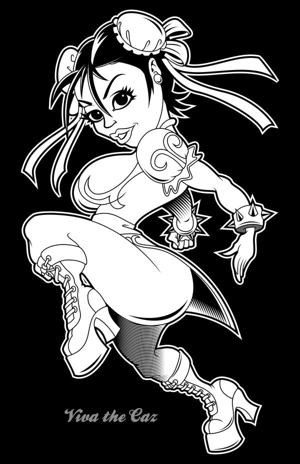 Chun-li BLACK AND WHITE SERIES