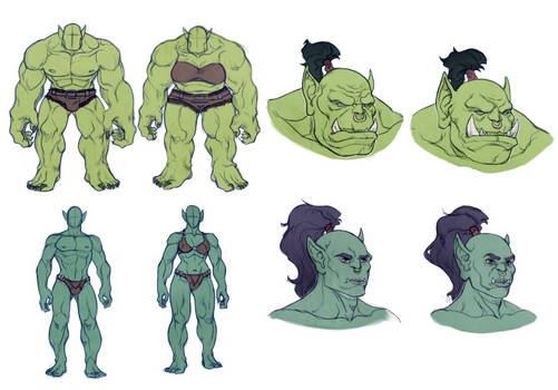 Sexual Dimorphism in WoW Orcs