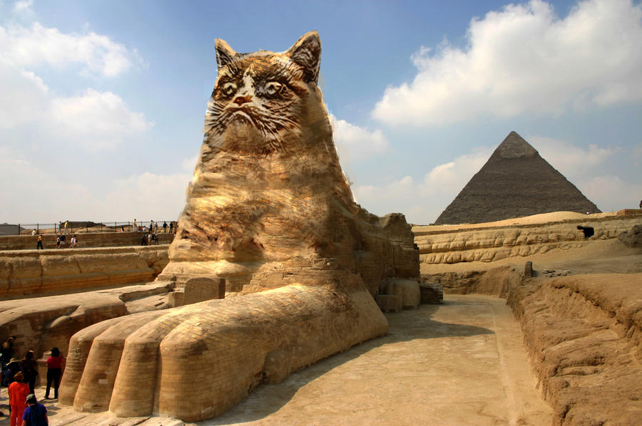 The Grumpy Sphinx by solar-sea