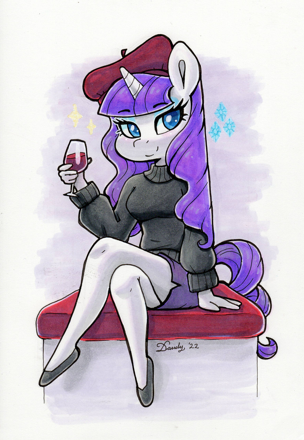 Chibi Rarity by DandyBouquet on DeviantArt