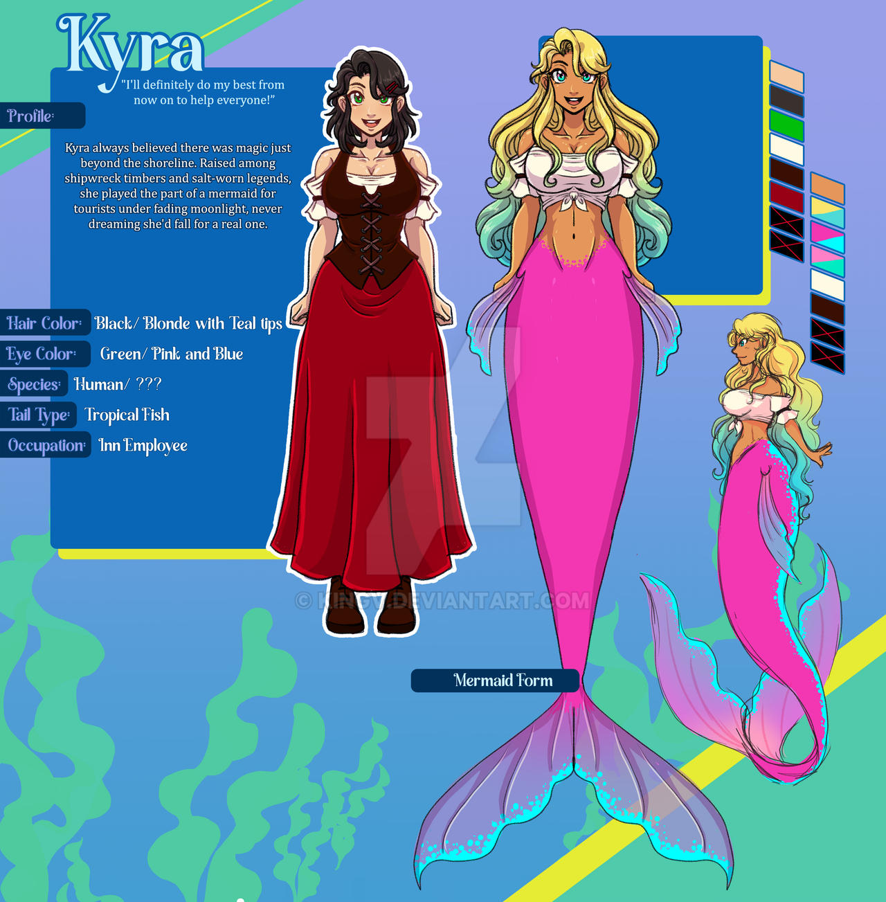 Kyra's Code Kyra Profile by kingv on DeviantArt