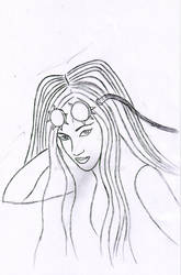 HellO Cybergoth - second sketch