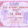 P2U Dynamic MLP Princess Bases