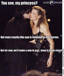 Michael Jackson and Princess Stephanie...