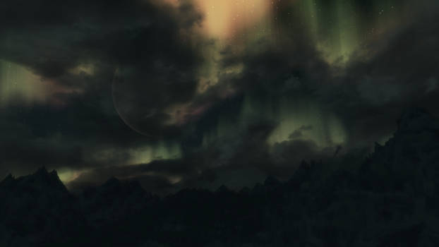 Skyrim night sky