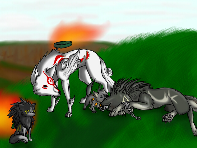 Amaterasu, Link and family