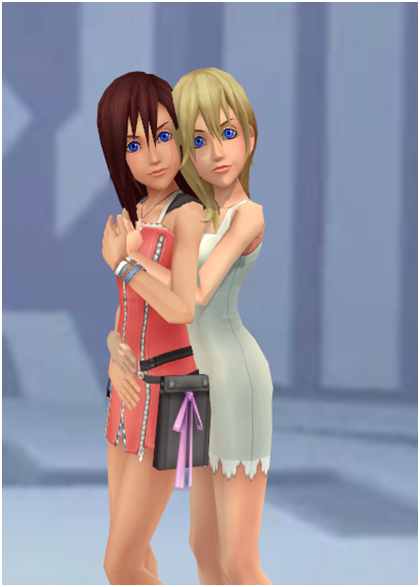 Namine and Kairi Heart