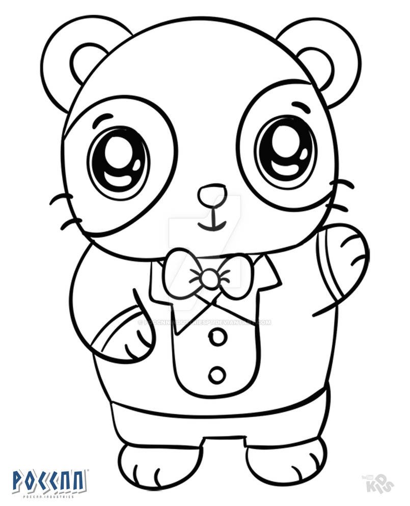 Desenho e Imagem Panda Bonitinho para Colorir e Imprimir Grátis