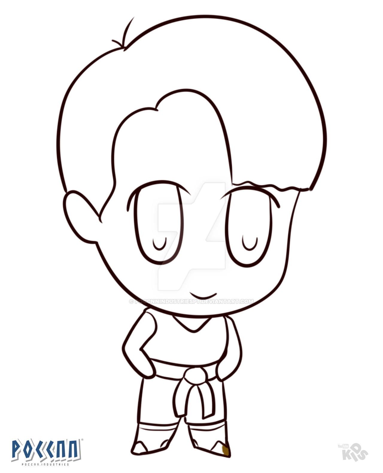 Trunks Chibi (Dragon Ball Z) para colorir by PoccnnIndustriesPT on  DeviantArt