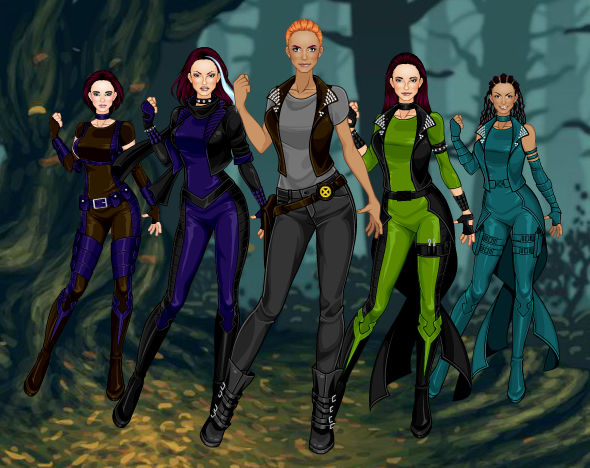 Humanized Raptor Squad by SentinelSpockNimoy on DeviantArt