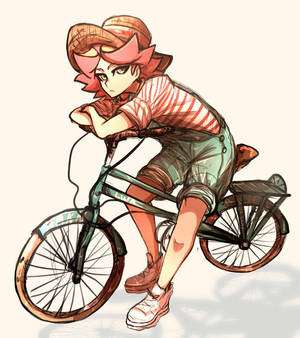 LWA Ama with bike