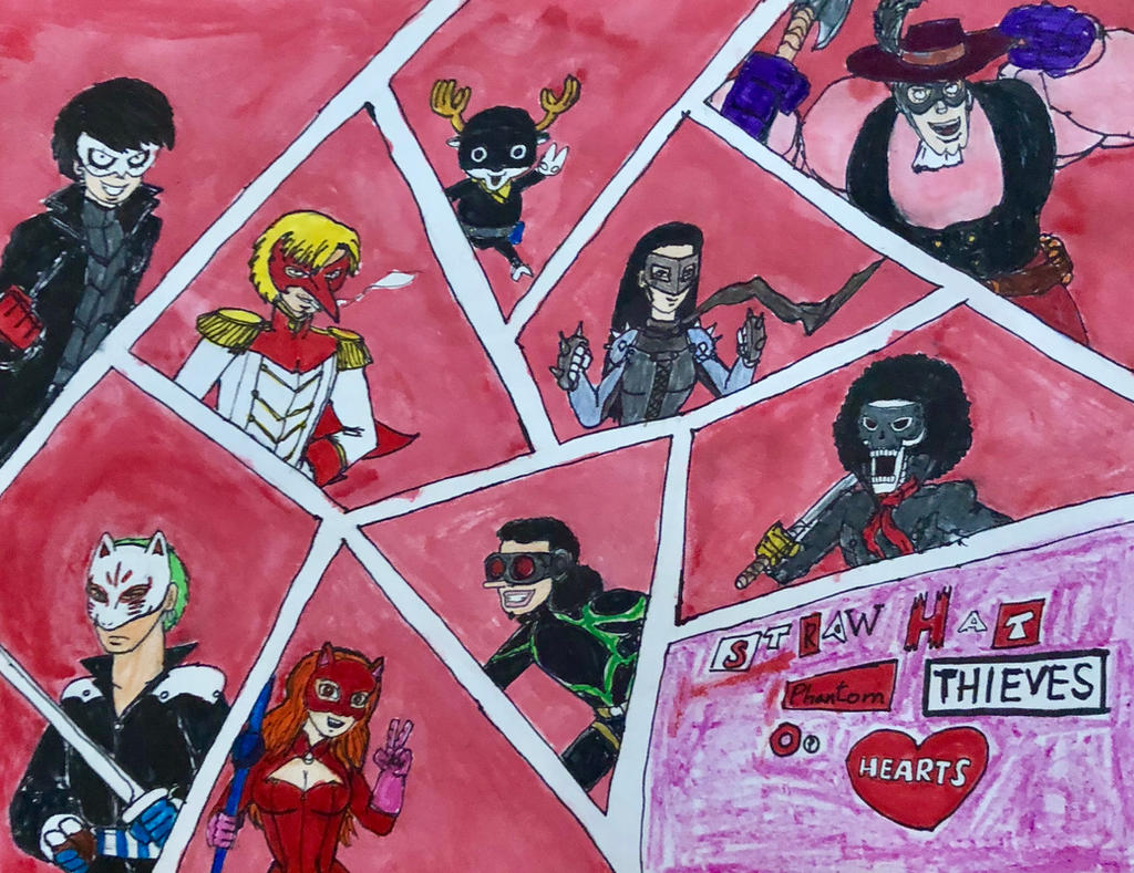 One Piece X Persona 5 By R Gonz On Deviantart One Piece X Persona 5 By R Gonz On Deviantart