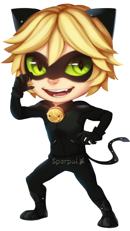 Chibi Chat Noir By Sparpol On Deviantart Chibi Chat Noir By Sparpol On Deviantart