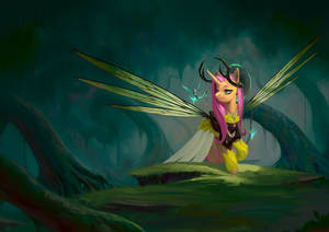 Commission: Alicorn Fluttershy