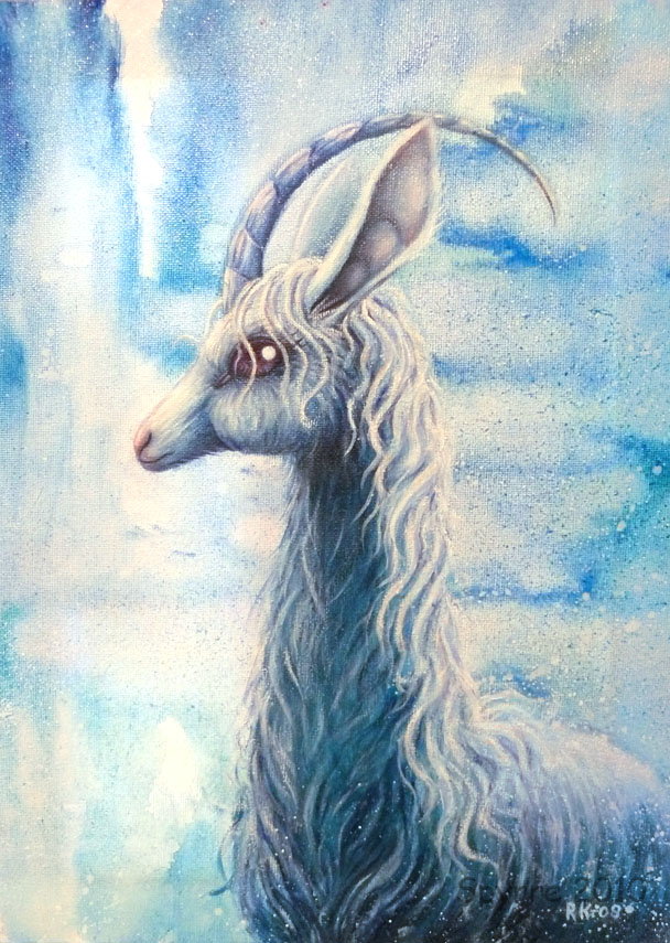Blue unicorn
