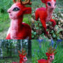 Felted TEF-deer